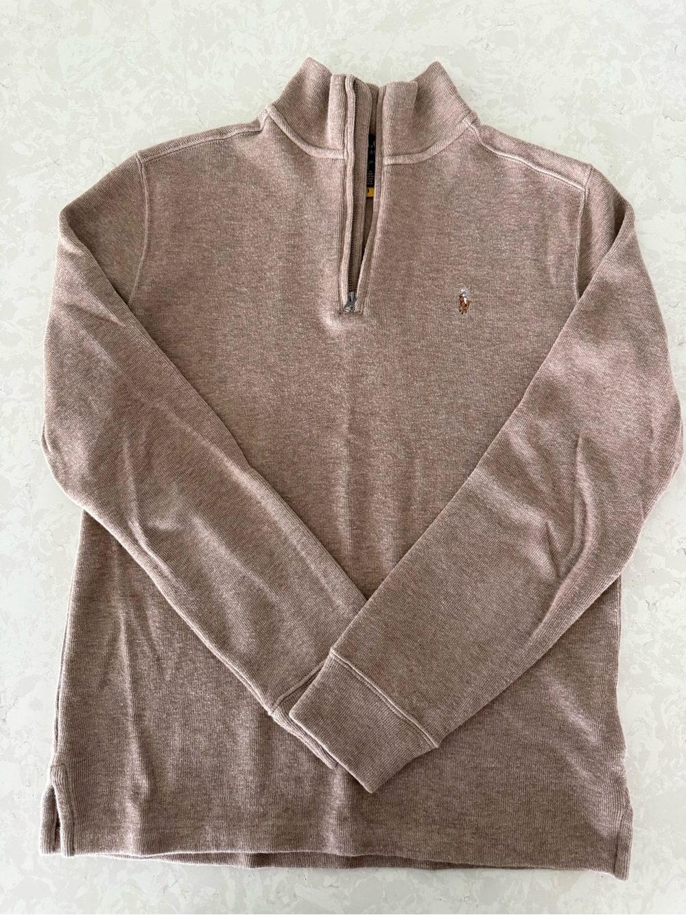 Polo by Ralph Lauren Half-Zip Pullover - Taupe Boys XL